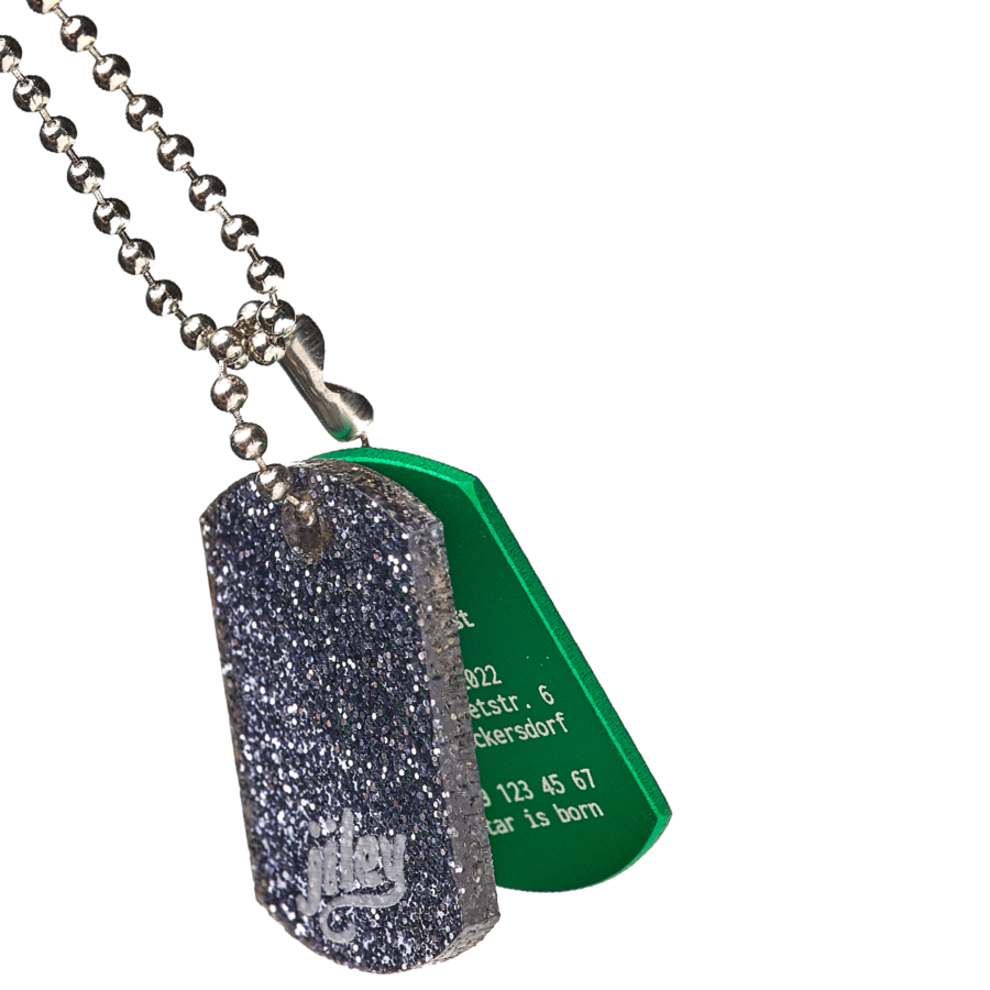 jiley-personaliserter-schmuck-trend-geschenkidee-kinder-design-glitterschwarz-gruen-silber