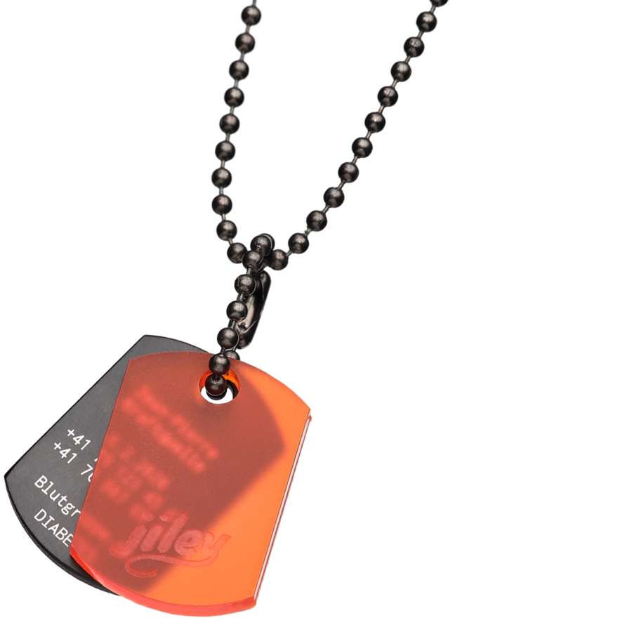 jiley-personaliserter-schmuck-trend-geschenkidee-kinder-design-orange-schwarz